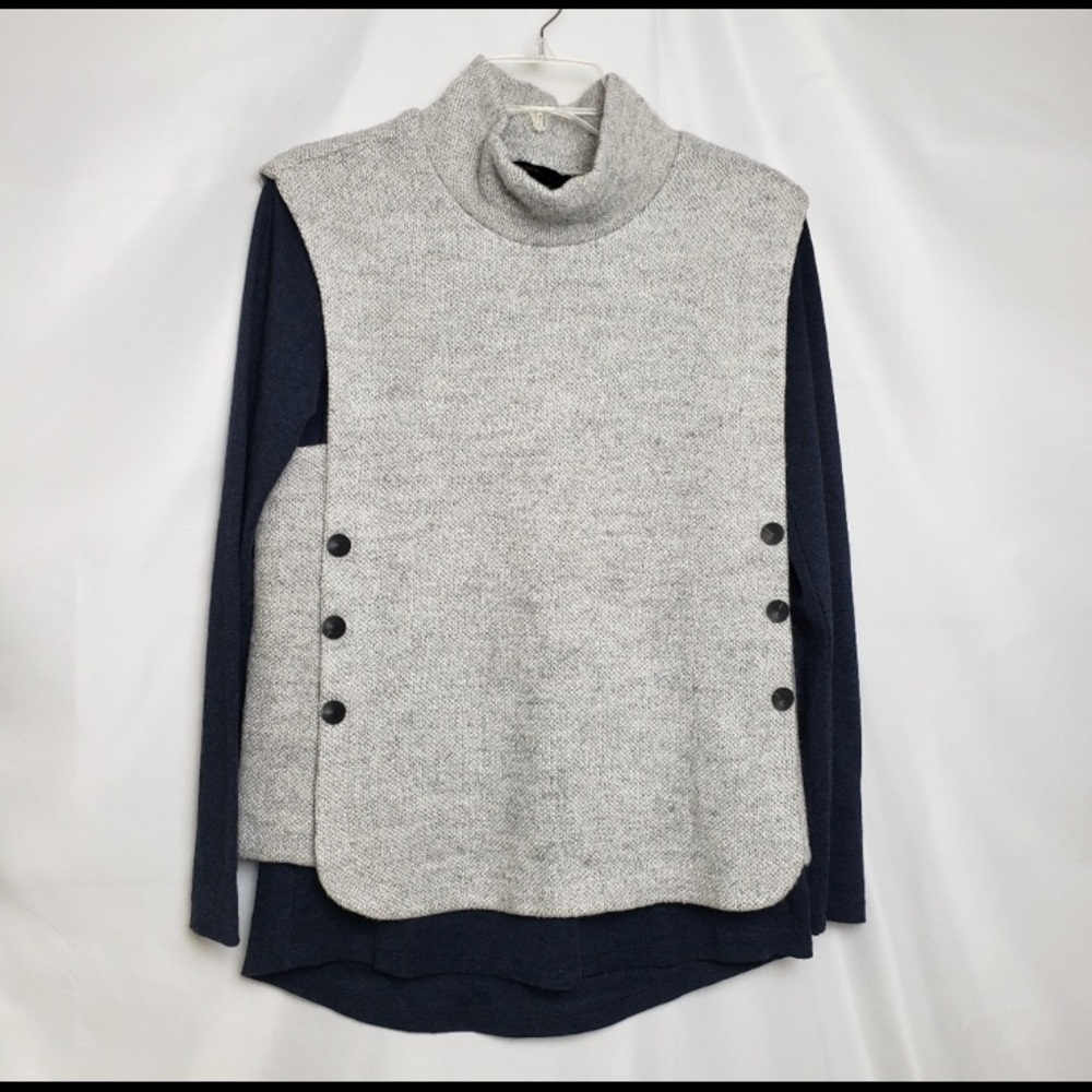 NWOT The Izzat Collection 2 pc top and over vest